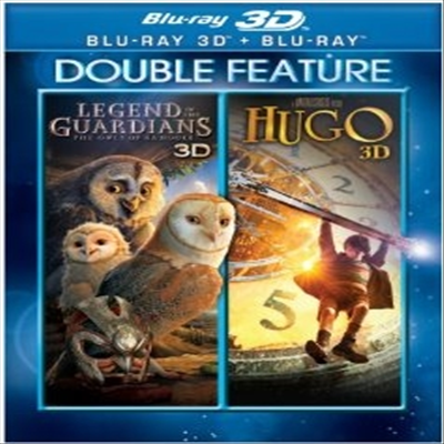 Legend of the Guardians: Owls Ga&#39;Hoole / Hugo (가디언의 전설 / 휴고) (한글무자막)(Blu-ray 3D)