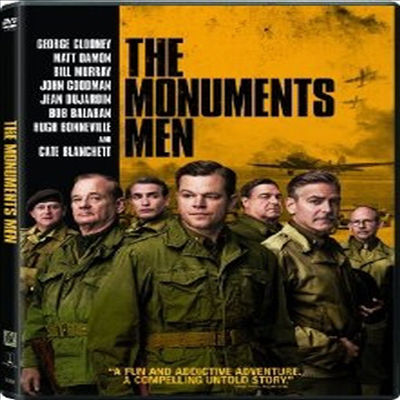 The Monuments Men (모뉴먼츠 맨 : 세기의 작전) (2014)(지역코드1)(한글무자막)(DVD)