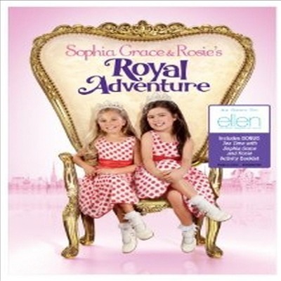 Sophia Grace &amp; Rosie&#39;s Royal Adventure (소피아 그레이스 앤 로지 로얄 어드밴쳐) (2014)(지역코드1)(한글무자막)(DVD)