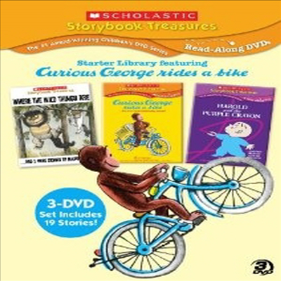 Scholastic Storybook Treasures: Starter Library, Vol. 1 Featuring Curious George Rides a Bike (스콜라스틱 스토리북 트레져 1)(지역코드1)(한글무자막)(DVD)