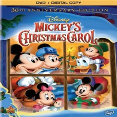 Mickey's Christmas Carol : 30th Anniversary - Special Edition (믹키의 크리스마스 캐롤) (1983)(지역코드1)(한글무자막)(DVD)