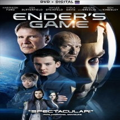 Ender&#39;s Game (엔더스 게임) (2013)(지역코드1)(한글무자막)(DVD)