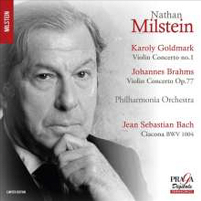 바흐: 샤콘느, 브람스, 골드마크: 바이올린 협주곡 (Bach: Chaconne, Brahms, Goldmark: Violin Concertos) (SACD Hybrid) - Nathan Milstein