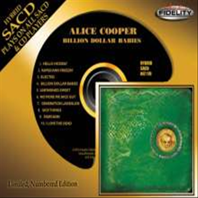 Alice Cooper - Billion Dollar Babies (Ltd. Ed)(DSD)(24-KT Gold Disc)(SACD Hybrid)