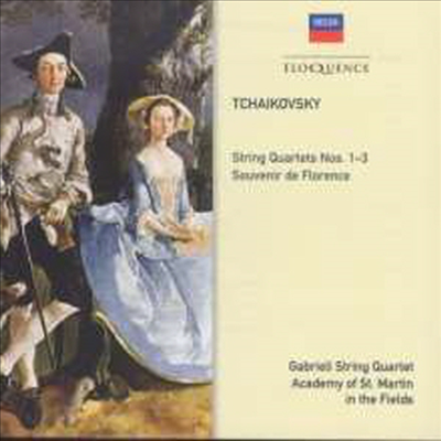 차이코프스키: 현악 사중주 1-3번, 플로렌스의 추억 (Tchaikovsky: String Quartet No.1-3, Souvenir de Florence Op.70) (2CD) - Gabrieli String Quartet