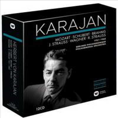 카라얀 4집 - 독일 낭만주의 작품,1951-1960년 (Karajan Official Remastered Edition Vol4. Romantic German Works) (12CD Boset) - Herbert von Karajan