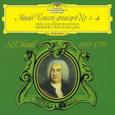 헨델: 합주 협주곡 작품6 1-4번 (Handel: Concerto Grossos Op.6 Nos.1-4) (SHM-CD)(일본반) - Herbert Von Karajan