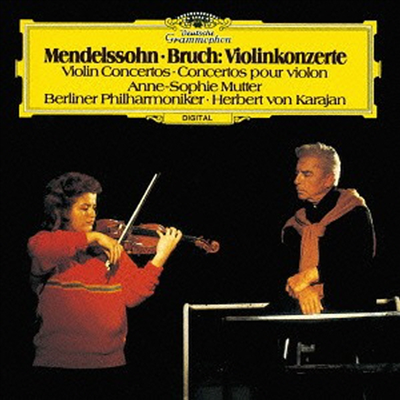 멘델스존, 브루흐: 바이올린 협주곡 (Mendelssohn &amp; Bruch: Violin Concerto) (SHM-CD)(일본반) - Anne-Sophie Mutter