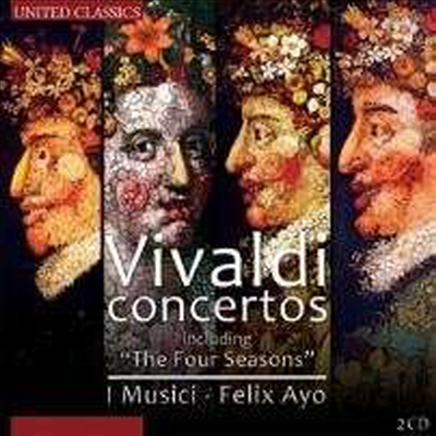 비발디: 사계와 바이올린 협주곡 (Vivaldi: Il cimento dell'armonia e dell'inventione - 12 concerti, Op. 8) (2CD) - Felix Ayo