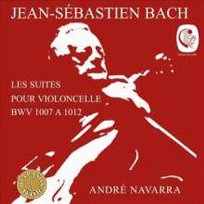 바흐: 무반주 첼로 모음곡 1-6번 (Bach: Cellosuiten BWV1007-1012) (2CD) - Andre Navarra