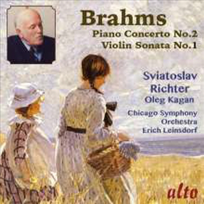 브람스: 피아노 협주곡 2번 & 바이올린 소나타 1번 (Brahms: Piano Concerto No.2 & Violin Sonata No.1)(CD) - Sviatoslav Richter