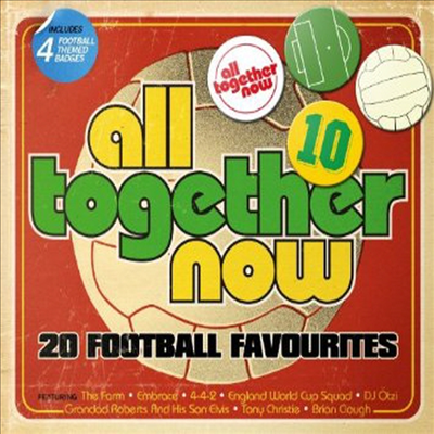 Various Artists - All Together Now (20 Football Favourites) With 4 Badges (CD)