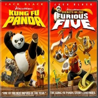 Kung Fu Panda (쿵푸 팬더 / 쿵푸 팬더: 다섯 용사의 비밀)(지역코드1)(한글무자막)(DVD)