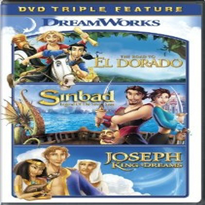 Road to El Dorado / Sinbad: Legend of Seven Seas / Joseph: King Of Dreams (엘도라도/신밧드 - 7대양의 전설/이집트의 왕자2)(지역코드1)(한글무자막)(DVD)