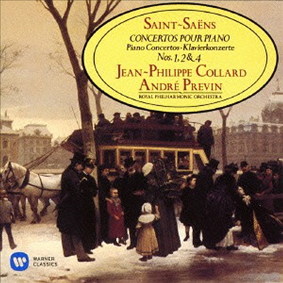 생상: 피아노 협주곡 1, 2, 4번 (Saint-saens: Piano Concertos No.1. 2 &amp; 4) (Remastered)(일본반) (CD) - Jean-Philippe Collard