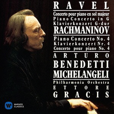 라벨: 피아노 협주곡, 라흐마니노프: 피아노 협주곡 4번 (Ravel: Piano Concerto & Rachmaninov: Piano Concerto No.4) (Remastered)(일본반)(CD) - Arturo Benedetti Michelangeli