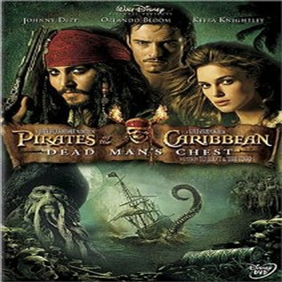 Pirates of the Caribbean: Dead Man&#39;s Chest (캐리비안의 해적 - 망자의 함) (2006)(지역코드1)(한글무자막)(DVD)