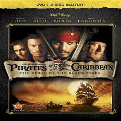 Pirates of Caribbean: Curse of Black Pearl (캐리비안의 해적 - 블랙 펄의 저주) (한글무자막)(Blu-ray / DVD) (2003)