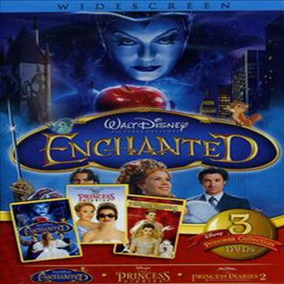 Enchanted/the Princess Diaries/the Princess Diaries 2 (마법에 걸린 사랑 / 프린세스 다이어리 1.2) (지역코드1)(한글무자막)(3DVD)