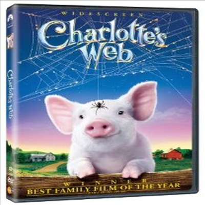 Charlotte&#39;s Web (샬롯의 거미줄) (2006)(지역코드1)(한글무자막)(DVD)
