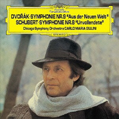 드보르작: 교향곡 9번 '신세계', 슈베르트: 교향곡 8번 '미완성 (Dvorak: Symphony No.9 'From the New World', Schubert: Symphony No.8 'Unfinished') (SHM-CD)(일본반) - Carlo Maria Giulini