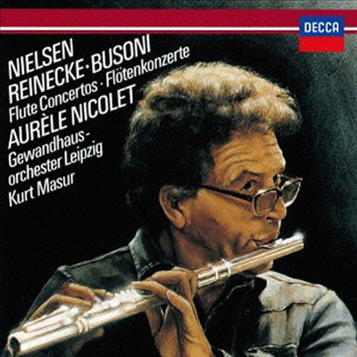 닐센, 라이네케: 플루트 협주곡, 부조니: 디베르티멘토 (Nielsen, Reinecke: Flute Concerto, Busoni: Divertimento For Flute And Orchestra) (SHM-CD)(일본반) - Aurele Nicolet