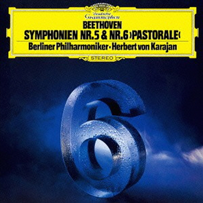 베토벤: 교향곡 5, 6번 '전원' (Beethoven: Symphony No.5 & 6 'Pastorale') (SHM-CD)(일본반) - Herbert Von Karajan