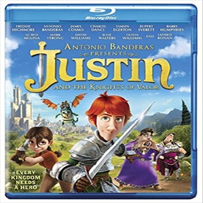 Justin &amp; The Knights of Valour (저스틴) (한글무자막)(Blu-ray) (2013)