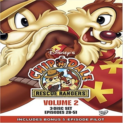 Chip &#39;n Dale Rescue Rangers - Volume 2 (칩과 데일의 구조대 볼륨 2)(지역코드1)(한글무자막)(DVD)