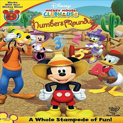 Mickey Mouse Clubhouse: Mickey's Numbers Roundup (미카마우스 클럽하우스 : 넘버 라운드업)(지역코드1)(한글무자막)(DVD)