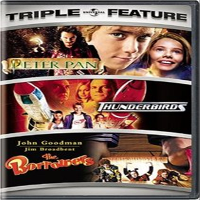 Peter Pan, Thunderbirds &amp; The Borrowers (피터 팬, 썬더버드 &amp; 바로워즈) (1998)(지역코드1)(한글무자막)(2DVD)
