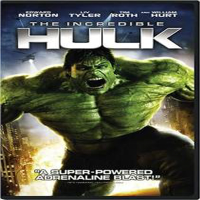 The Incredible Hulk (인크레더블 헐크) (2008)(지역코드1)(한글무자막)(DVD)