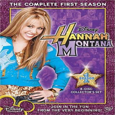 Hannah Montana: Season 1 (한나몬타나 시즌 1)(지역코드1)(한글무자막)(DVD)