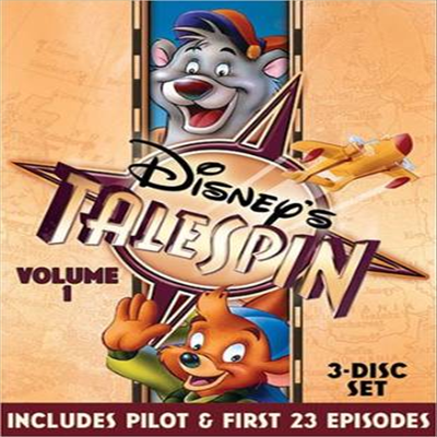 TaleSpin, Volume 1 (테일스핀 볼륨 1)(지역코드1)(한글무자막)(DVD)