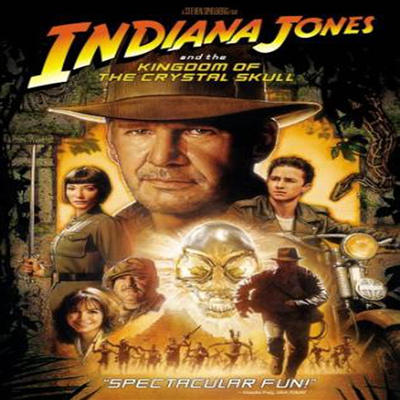 Indiana Jones &amp; The Kingdom Of The Crystal Skull (인디아나 존스와 크리스탈 해골의 왕국) (2008)(지역코드1)(한글무자막)(DVD)