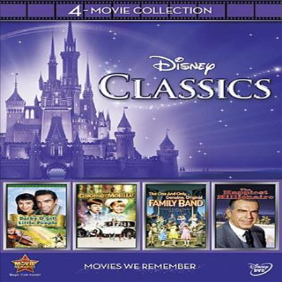 Disney 4-Movie Collection: Classics : Gnome-Mobile / Darby O'gill & Little People / One & Only Genuine Family / Happiest Millionaire (디즈니 4 무비 컬렉션 : 클래식)(지역코드1)(한글무자막)(DVD)