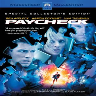 Paycheck (페이첵) (2003)(지역코드1)(한글무자막)(DVD)