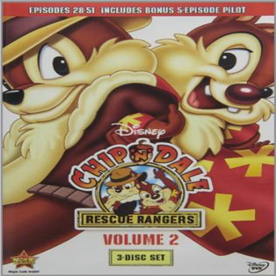 Chip N Dale Rescue Rangers 2 (칩과 데일의 구조대 2)(지역코드1)(한글무자막)(DVD)