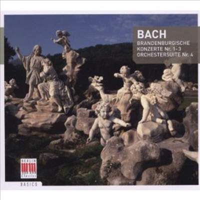 바흐: 브란덴부르크 협주곡 1-3번, 관현악 모음곡 4번 (Bach: Brandenburg Concertos Nos.1-3, Suite No.4)(CD) - Helmut Koch