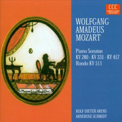 모차르트: 피아노 소나타 2, 11, 14번, 론도 (Mozart: Piano Sonata K.280, K.331, K.457 & Rondo K.511)(CD) - Rolf-Dieter Arens