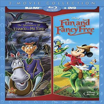 Adventures of Ichabod &amp; Mr Toad / Fun &amp; Fancy Free (이카보드와 토드경의 모험 / 미키와 콩나무) (한글무자막)(Blu-ray)