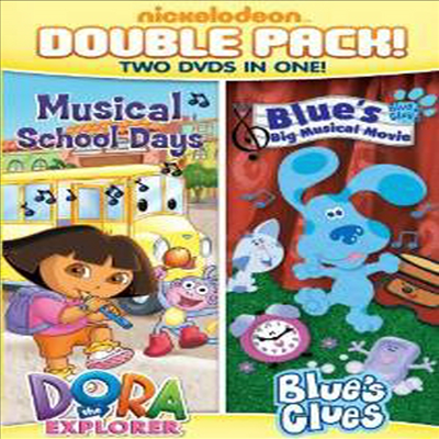 Dora Musical School Days & Blue's Big Musical Movie (도라 뮤지컬 스쿨 데이지 / 블루스 빅 뮤지컬)(지역코드1)(한글무자막)(DVD)