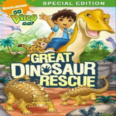 Go Diego Go! - The Great Dinosaur Rescue (디에고 - 다이너소어 레스큐)(지역코드1)(한글무자막)(DVD)