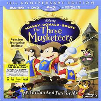 Mickey Donald Goofy: Three Musketeers (디즈니 삼총사) (한글무자막)(Blu-ray)