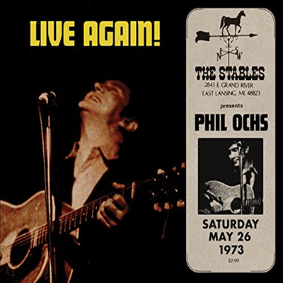 Phil Ochs - Live Again (CD)