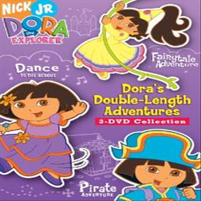 Dora the Explorer - Dora&#39;s Double Length Adventures (도라스 더블 렝스 어드벤쳐)(지역코드1)(한글무자막)(DVD)