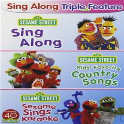 Sesame Street: Sing Along/ Kids' Favorite Country Songs/ Sesame Sings Karaoke (세서미 스트리트)(지역코드1)(한글무자막)(DVD)