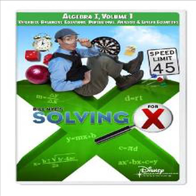 Solving For X: Algebra I, Volume 1 (솔빙 포 엑스 : 앨제브라 1) (지역코드1)(한글무자막)(Interactive DVD)