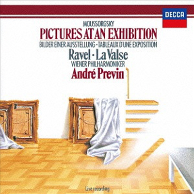 무소르그스키: 전람회의 그림, 라벨: 라 발스 (Mussorgsky-Ravel: Pictures At An Exhibition, Ravel: La Valse) (Ltd. Ed)(SHM-CD)(일본반) - Andre Previn