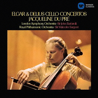 엘가, 델리어스: 첼로 협주곡 (Elgar &amp; Delius: Cello Concertos) (Remastered)(일본반)(CD) - Jacqueline Du Pre